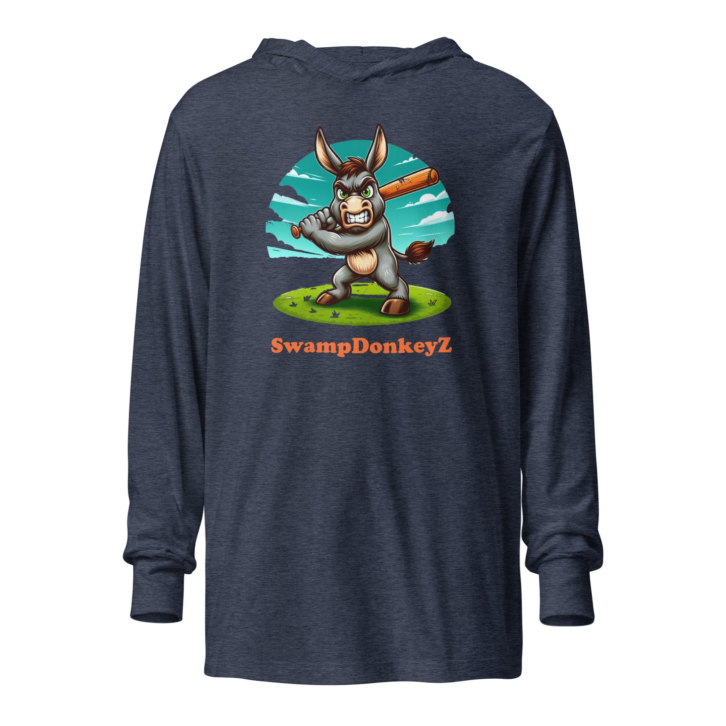 SwampDonkeyZ Men's Hooded long-sleeve tee - multiple colors